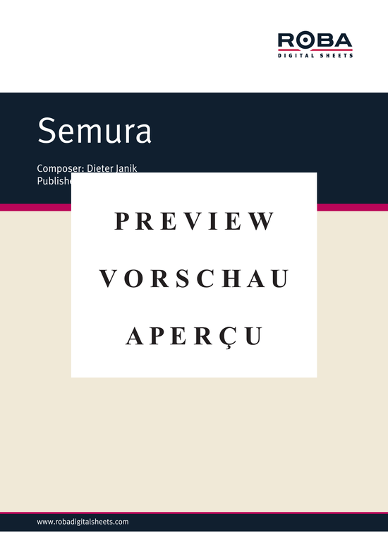 Product gallery: Page 2 of 2 Semura , Dieter Janik, Piano Solo