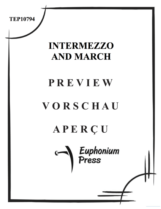 Product gallery: Page 2 of 21 Intermezzo and March from Suite in Eb Major , , (Tuba Quartett EETT)