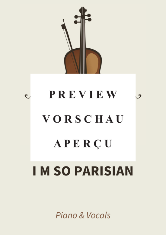 Product gallery: Page 2 of 6 I m so Parisian , , Piano Solo