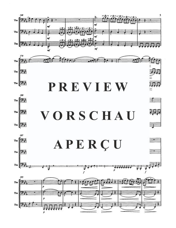 Produktgalerie: Seite 7 von 11 Sechs Trios für drei Hörner, , Tuba Trio