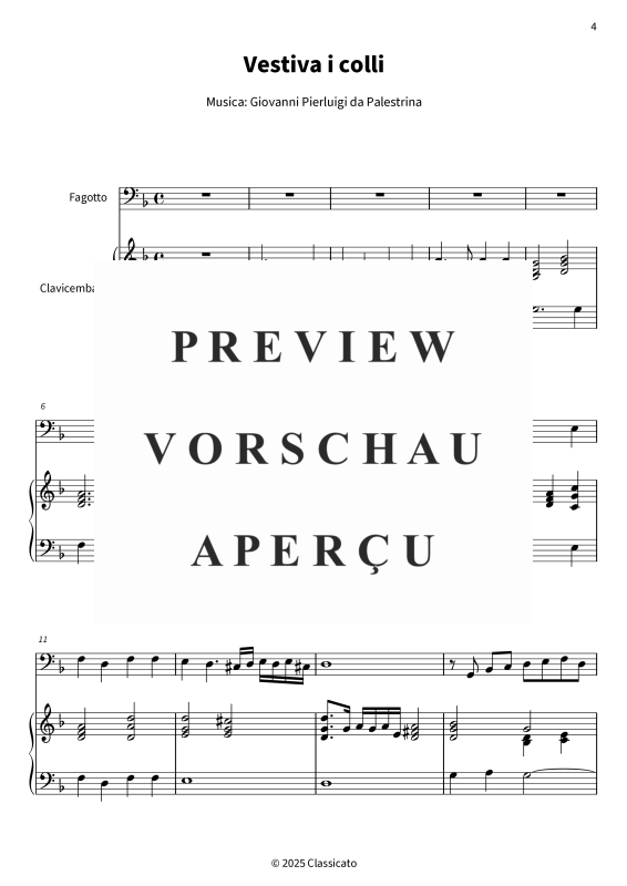 Produktgalerie: Seite 6 von 11 Vestiva i colli, , (Fagott und Cembalo/Klavier)