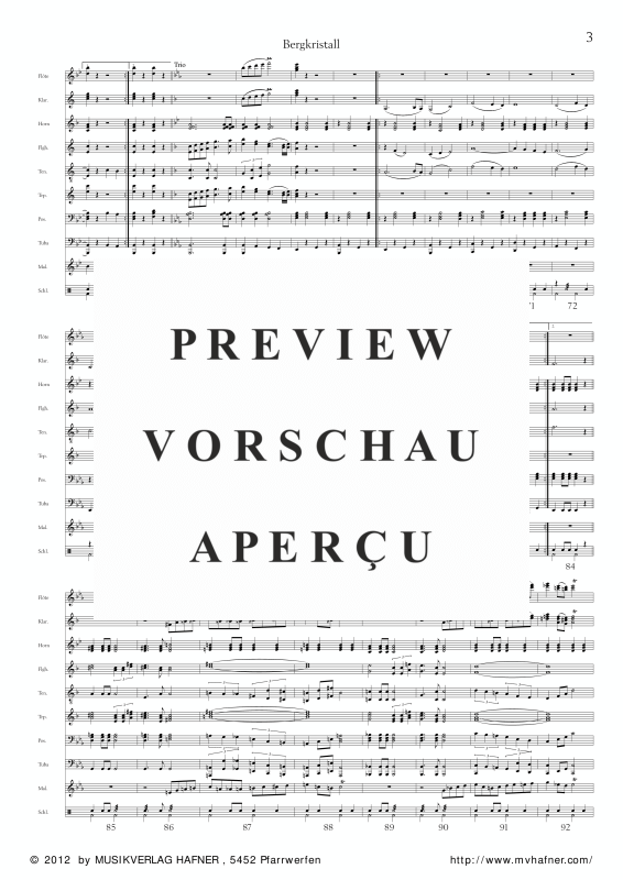 Product gallery: Page 8 of 11 Bergkristall, , (large wind orchestra)