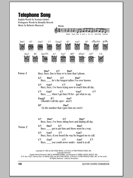 Product picture to: Telephone Song (feat. Astrud Gilberto)