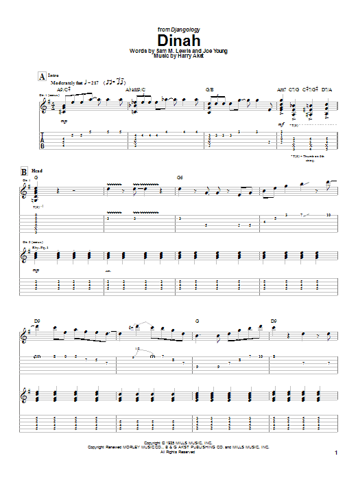 Product gallery: Page 1 of 1 Dinah, Django Reinhardt