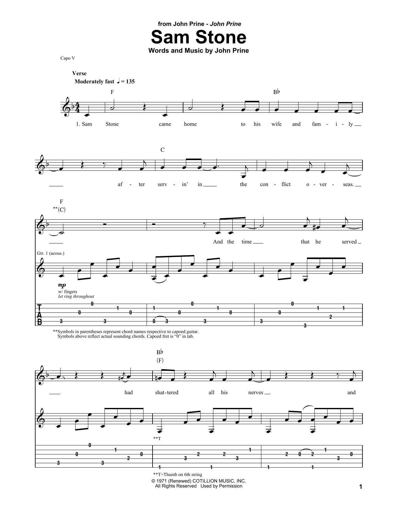 Produktbild zu: Sam Stone
