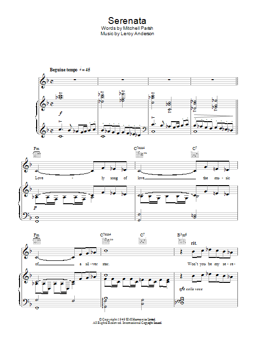 Product gallery: Page 1 of 1 Serenata, Leroy Anderson