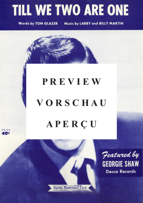 Produktgalerie: Seite 2 von 8 Till We Two Are One , Shaw, Georgie  , Klavier und Gesang