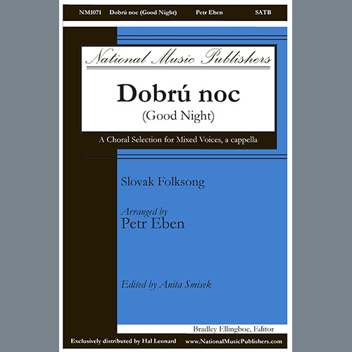 cover: Dobru Noc (Good Night), Petr Eben, Chor