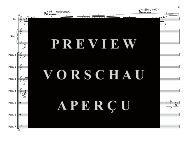Produktgalerie: Seite 10 von 11 Shaman, , (Trio Klarinette, Percussion und Klavier)