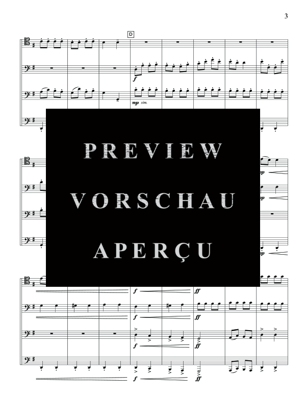 Product gallery: Page 7 of 11 Can-Can, , (Trombone quartet)