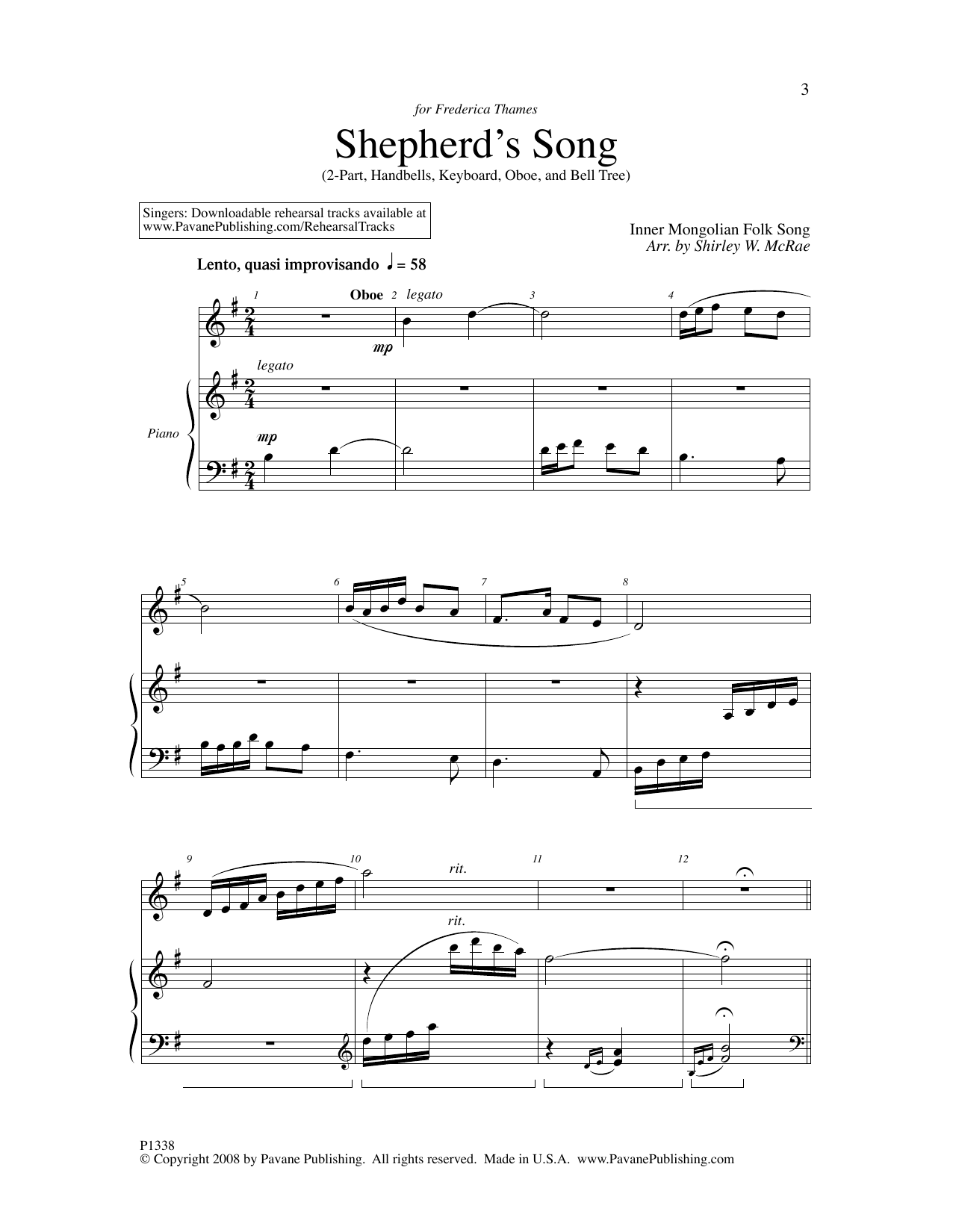 Product picture to: Shepherd's Song