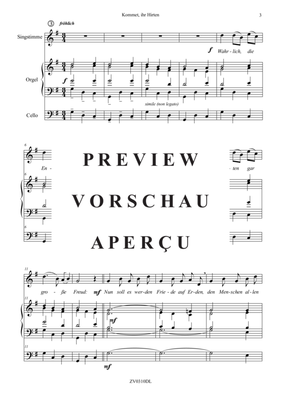 gallery: Kommet, ihr Hirten , , (Gesang, Violoncello + Orgel)