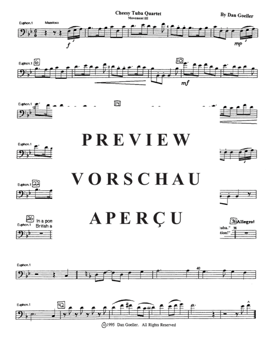 Product gallery: Page 12 of 21 The Cheesy Tuba Quartet , , (Tuba Quartett EETT)