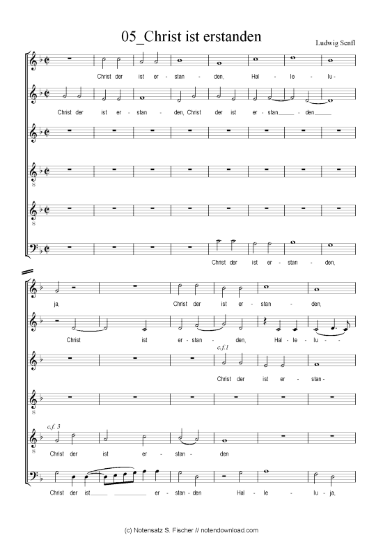 Produktbild zu: Christ ist erstanden Ludwig Senfl (1486-1542)