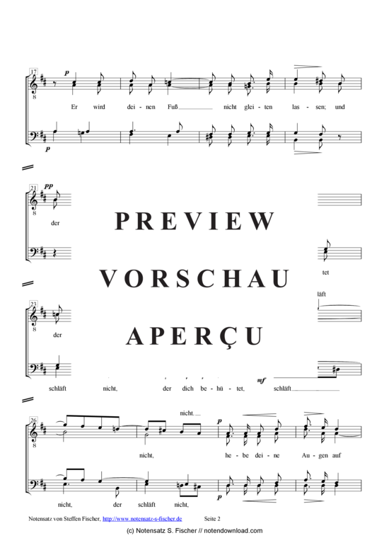 gallery: Psalm , , (Männerchor)