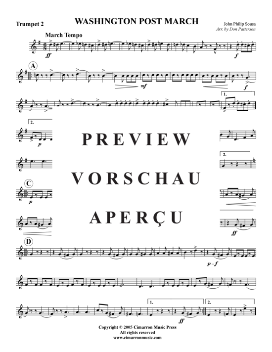 gallery: Washington Post Marsch , , (Blechbläserquintett)