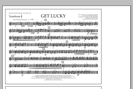 Produktbild zu:  Get Lucky - Trombone T.C. - Tom Wallace