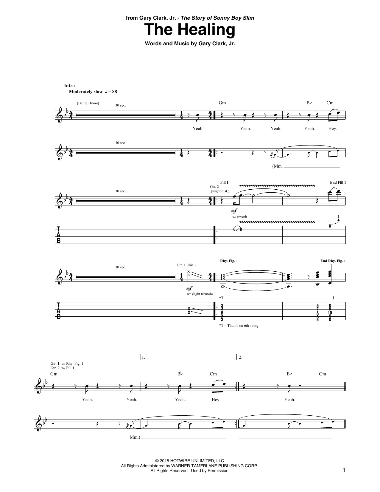 Produktgalerie: Seite 1 von 1 The Healing, Gary Clark, Jr., Gitarre