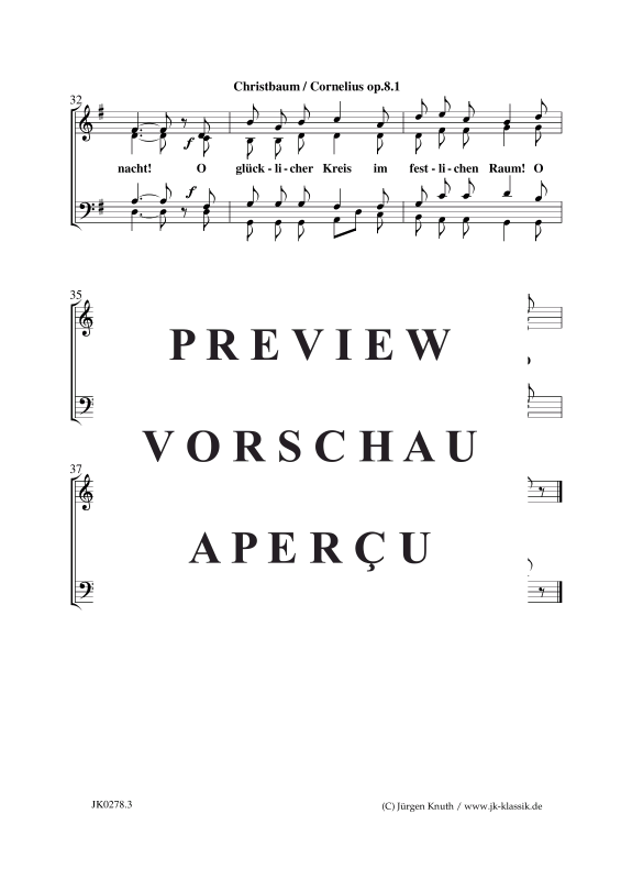 Product gallery: Page 4 of 4 Wie schön geschmückt der festliche Raum , , (mixed choir)
