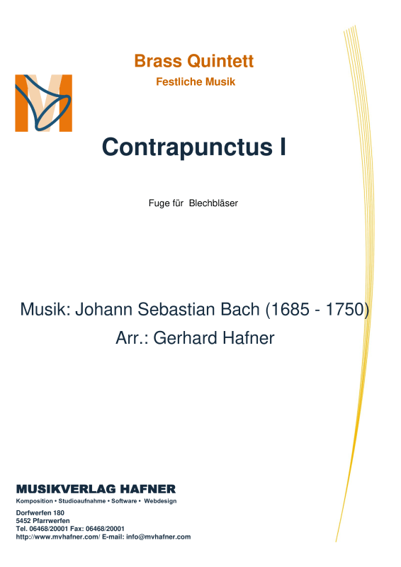 cover: Contrapunctus I, , (Blechbläser Quintett)