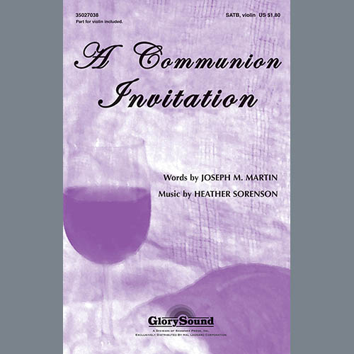 cover: A Communion Invitation, Heather Sorenson