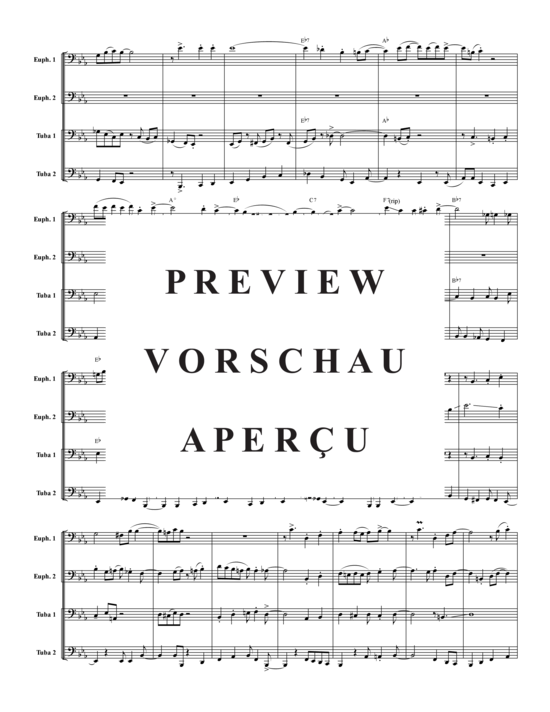 Product gallery: Page 5 of 21 Mardi Gras Collection zur Faschingszeit , , (Tuba Quartet: 2x Baritone, 2xTuba)