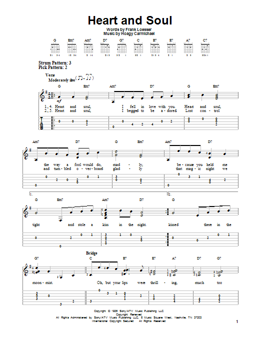 Product gallery: Page 1 of 1 Heart And Soul, Hoagy Carmichael