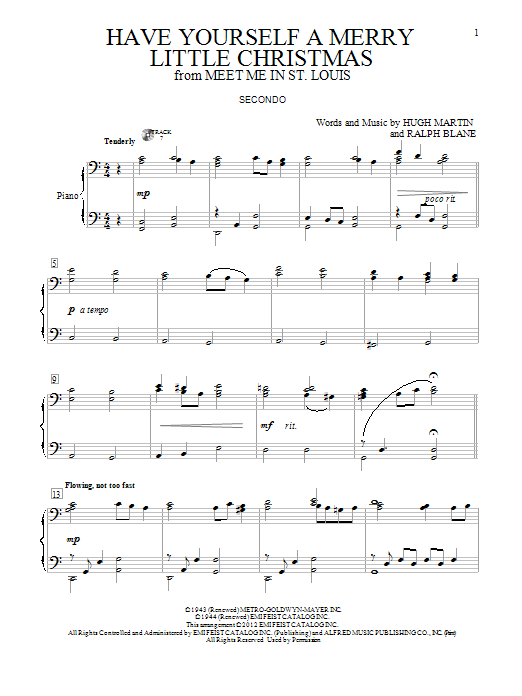 Product gallery: Page 1 of 1 Have Yourself A Merry Little Christmas, Ralph Blane
