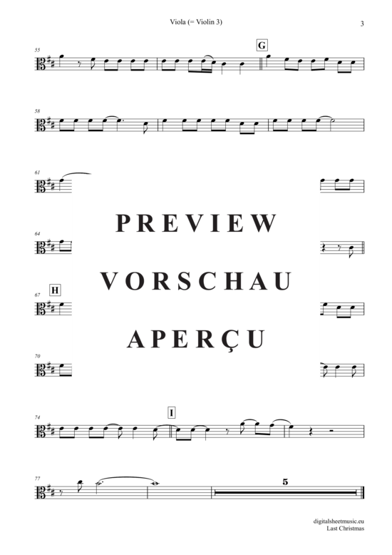 Produktgalerie: Seite 18 von 21 Last Christmas , Wham, (Violinen Trio + Klavier)