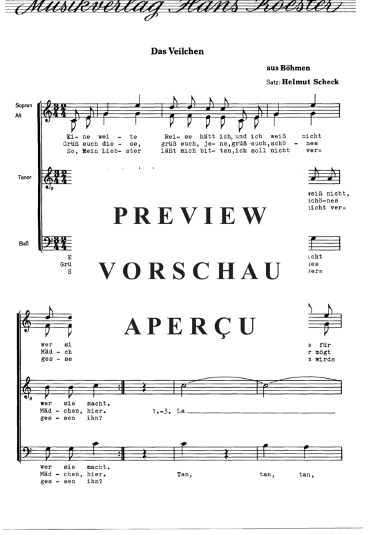 Product gallery: Page 3 of 4 Das Veilchen , , (mixed choir)
