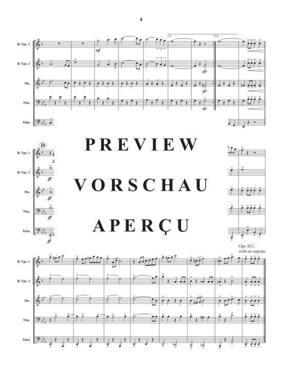 Produktgalerie: Seite 6 von 11 Nibelungen Marsch (Nibelungen March) , ,  (Blechbläserquintett)