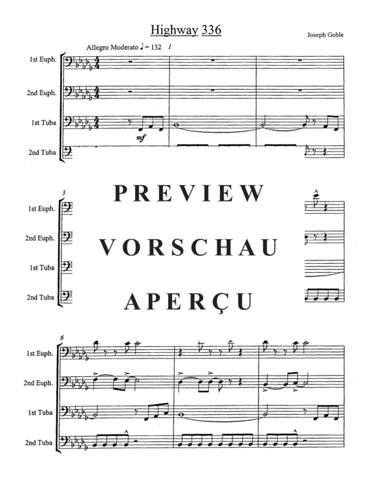 Produktgalerie: Seite 3 von 21 Highway 336 , , (Tuba Quartett EETT)
