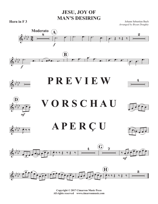 Product gallery: Page 11 of 16 Jesu, meine Freude (Jesu Joy of Man´s Desiring) , ,  (Horn ensemble 1-8 horns)