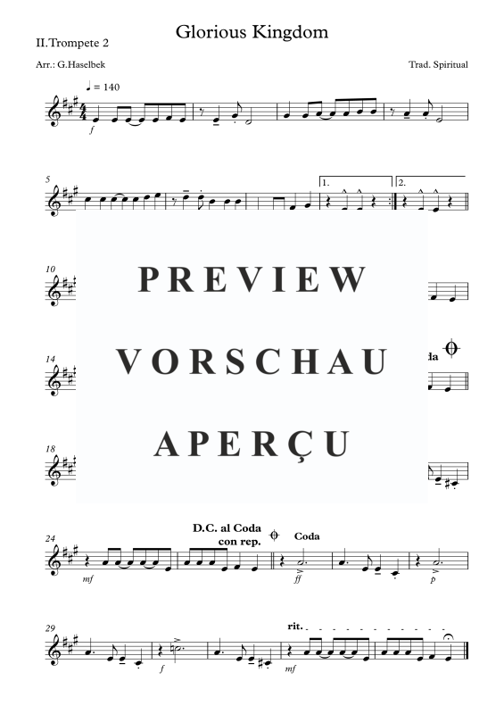 Produktgalerie: Seite 5 von 9 Glorious Kingdom, , (Blechbläserquartett)