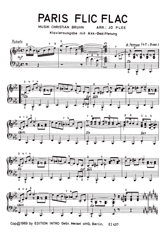 Produktbild zu: Paris Flic FlacCliff King & sein Orchester