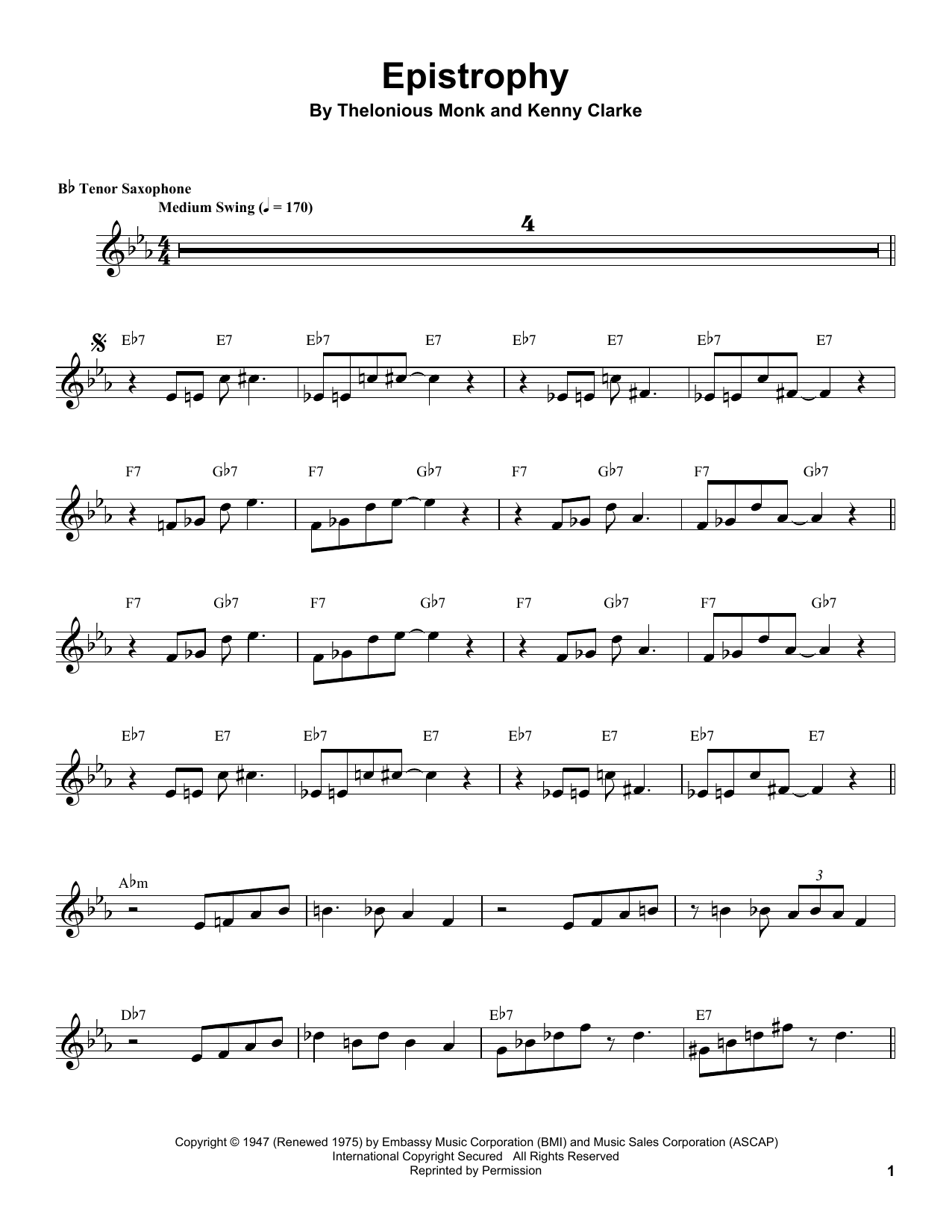 Product gallery: Page 1 of 1 Epistrophy, Coleman Hawkins