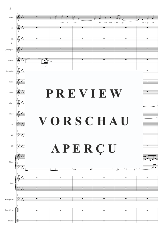 Produktgalerie: Seite 5 von 11 Carrickfergus, , Solo Gesang und Orchester