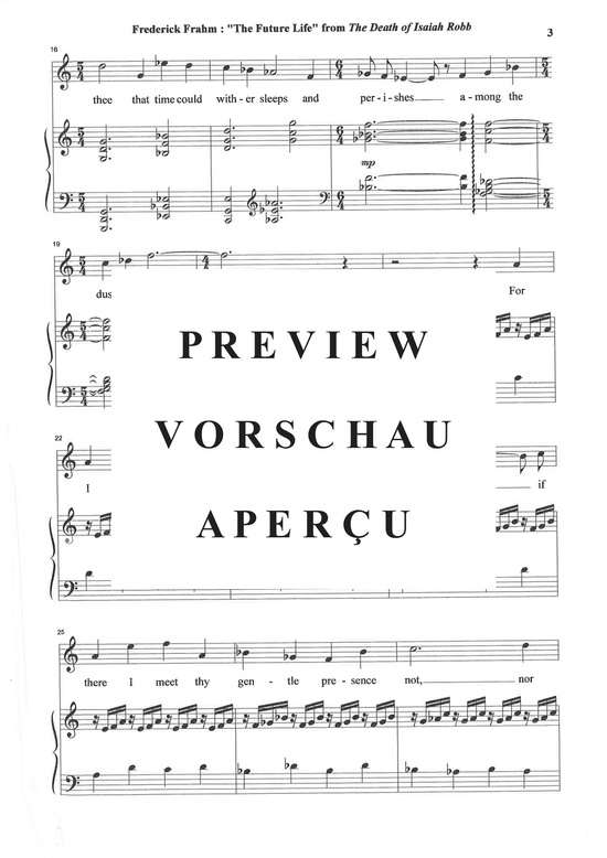 Product gallery: Page 4 of 14 The Future Life from The Death of Isaiah Robb , , (Mezzo-Sopran + Klavier)