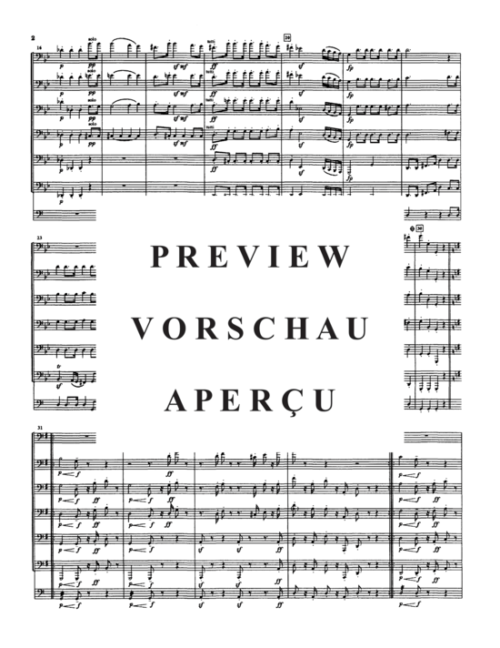 Produktgalerie: Seite 4 von 14 Funeral March on the Death of a Hero , , (Tuba Ensemble EEEE/TTT + Pauken)