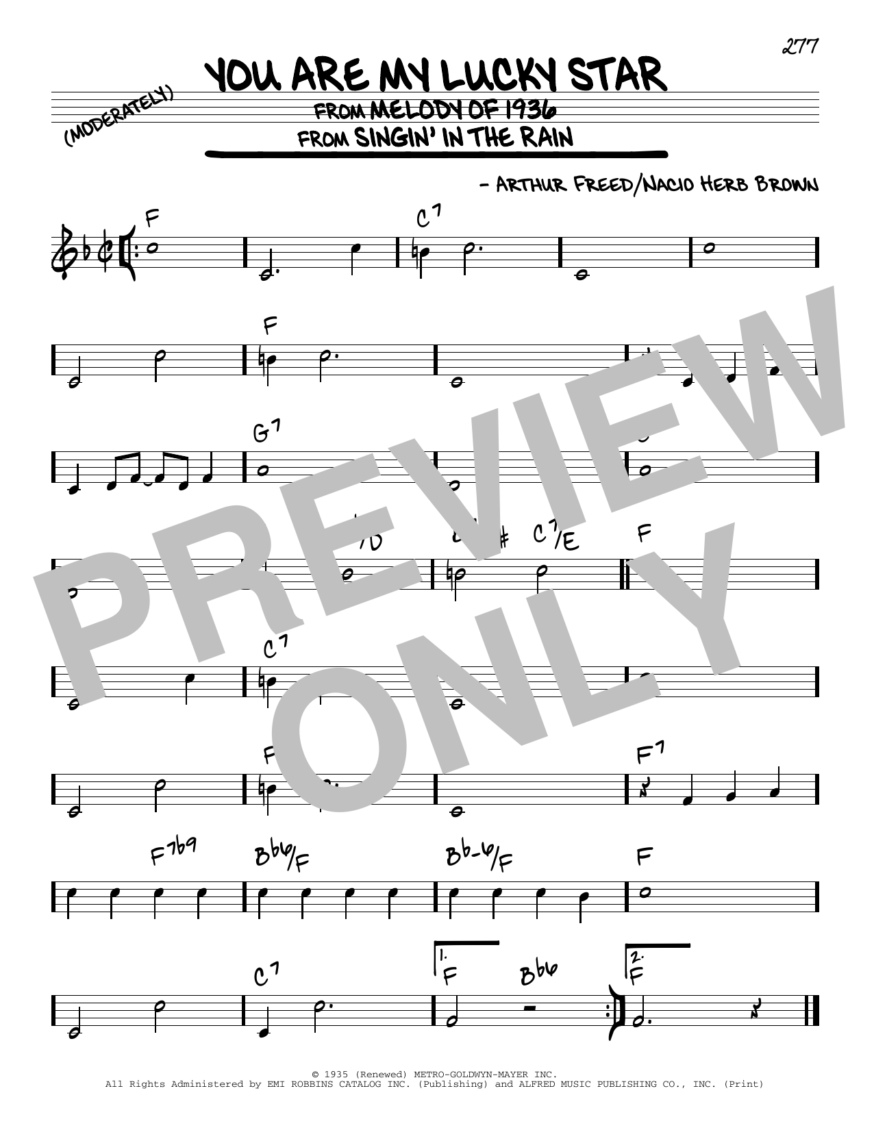 Produktbild zu: You Are My Lucky Star