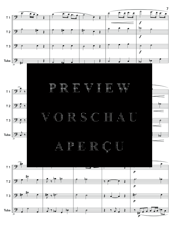 Product gallery: Page 11 of 11 Bordogni Suite, , (brass quartet 3x trombone and tuba)