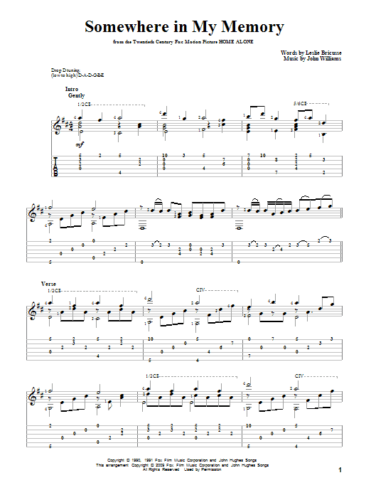 Product gallery: Page 1 of 1 Somewhere In My Memory, John Williams