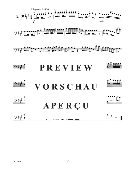 Product gallery: Page 7 of 21 Etudes for Euphonium, Vol. 4 , , (Euphonium Solo)