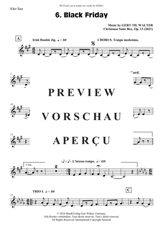 Produktgalerie: Seite 8 von 15 Black Friday , , (Jazz Combo Band + Trompete in B, Alt Saxophon)