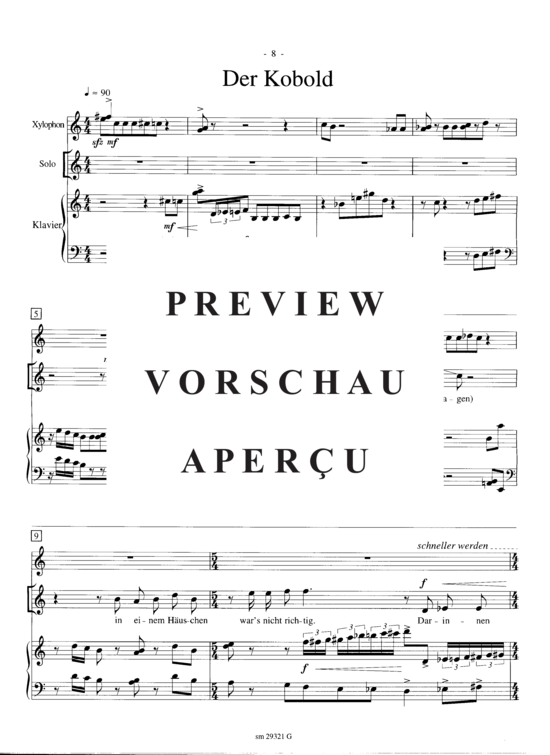 Product gallery: Page 10 of 13 Drei Lieder , , (soprano, percussion + piano)