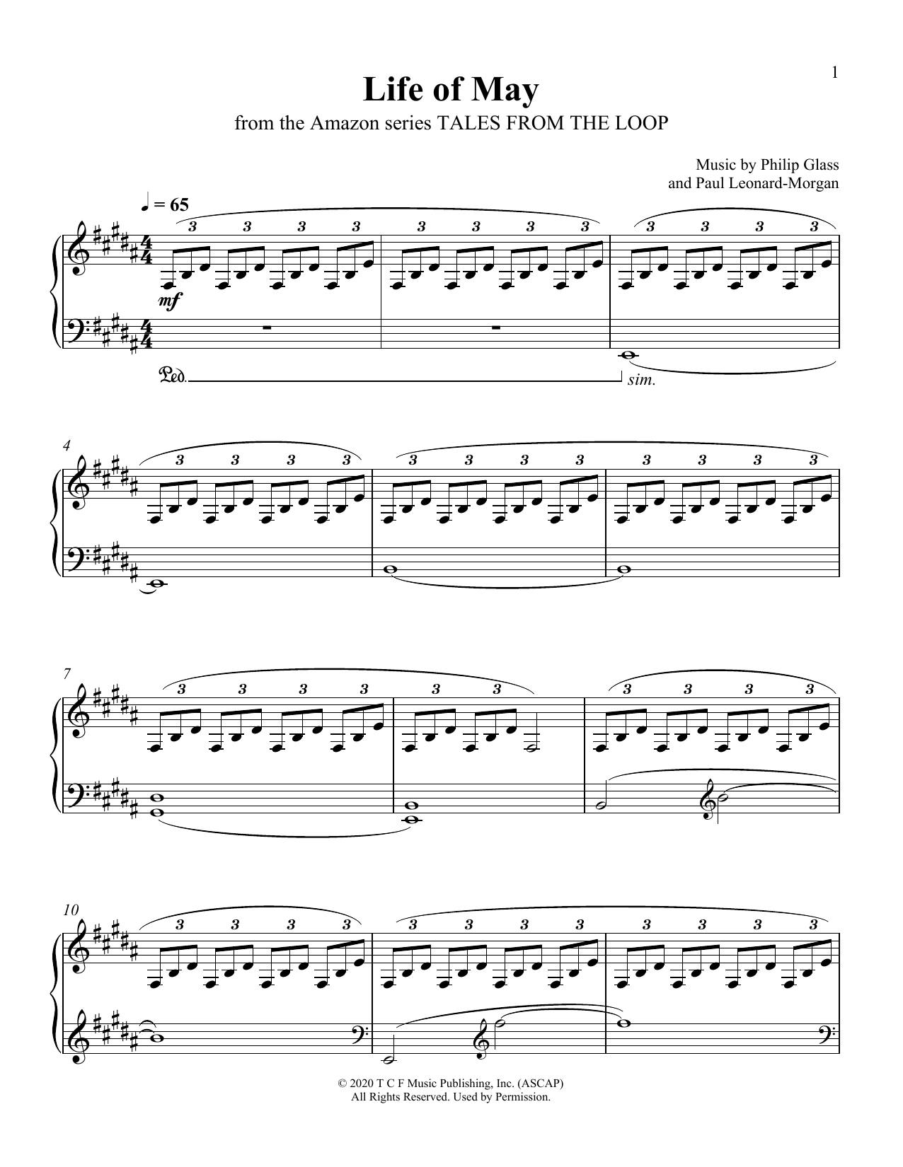 Product gallery: Page 1 of 1 Life Of May (from Tales From The Loop), Philip Glass and Paul Leonard-Morgan