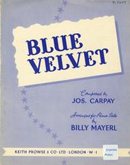 cover: Blue Velvet, Joseph Carpay