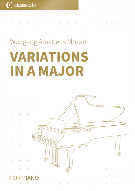 Produktbild zu: Variations in A Major - Andante grazioso from Piano Sonata No. 11, K. 331Wolfgang Amadeus Mozart