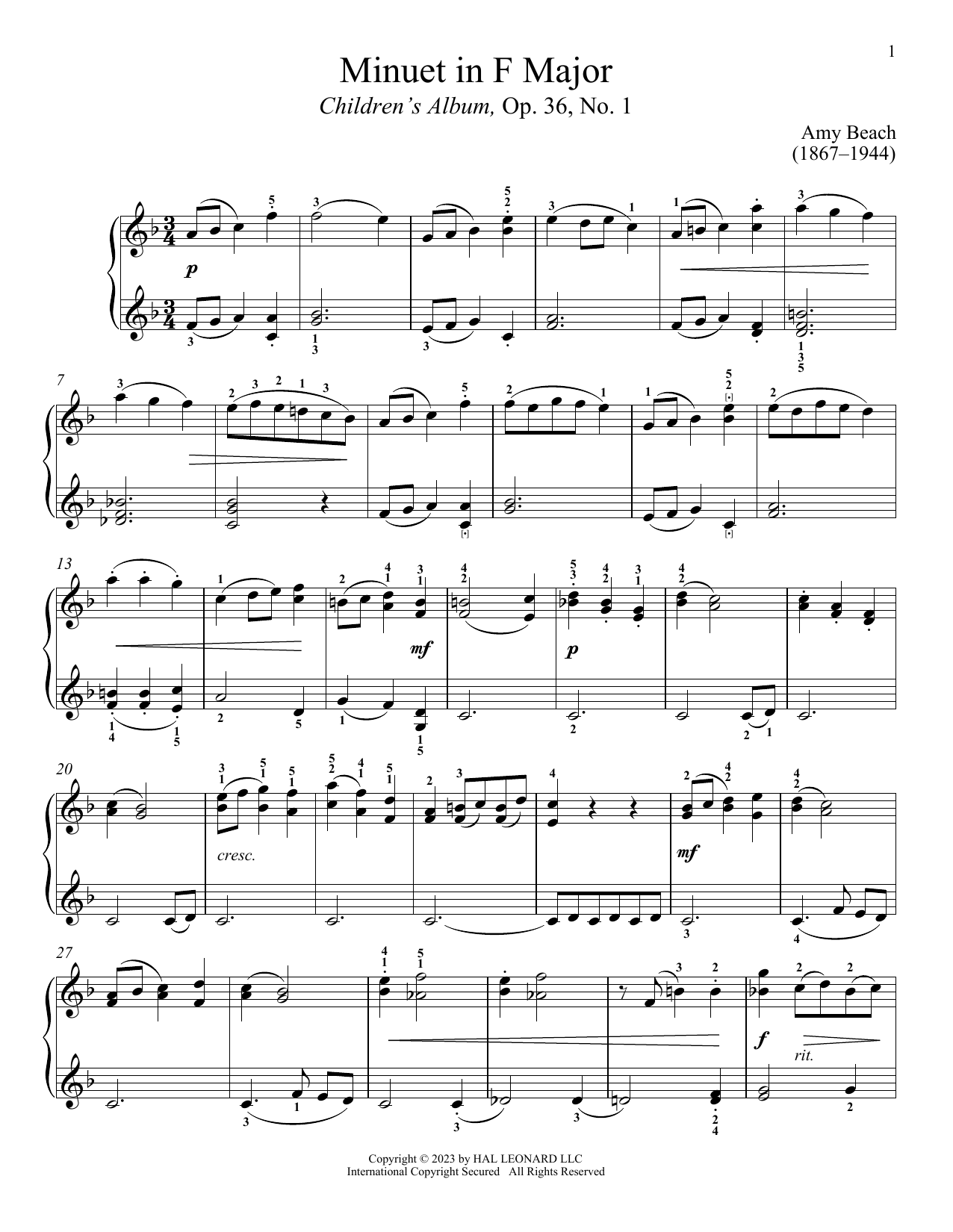 Produktbild zu: Minuet