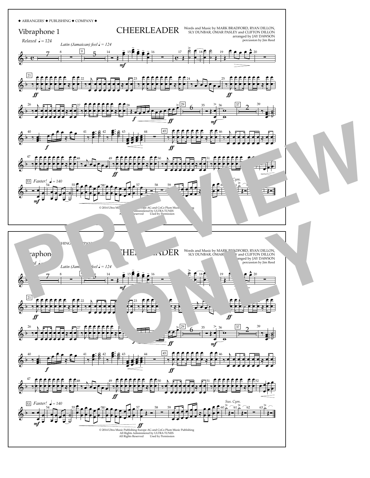 Produktbild zu: Cheerleader - Vibraphone 1